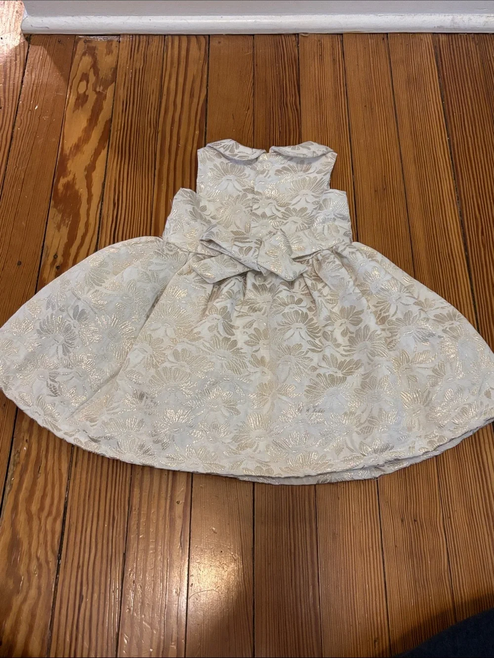 Baby girl fancy golden dress